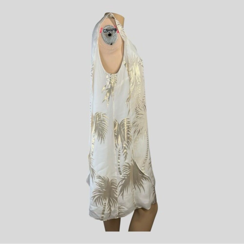 Lilly Pulitzer White Palm-Print Mini Dress - Picture 9 of 9